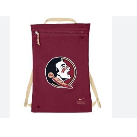 NIKE Florida State Seminoles Utility Gym Sack travel packable foldable bag - Picture 7 of 7